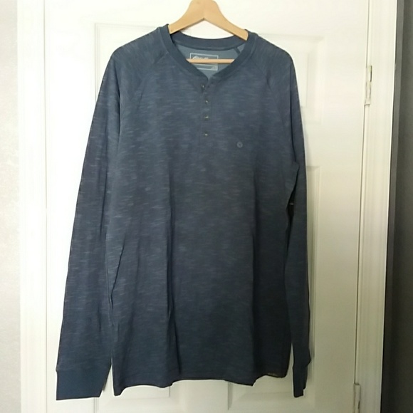NWT Men's Eddie Bauer Long Sleeve Henly Size LT - Picture 3 of 5